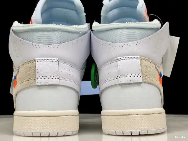 Rep TBK Air High 1 Retro Jordan Off-White White AQ0818-100 0615